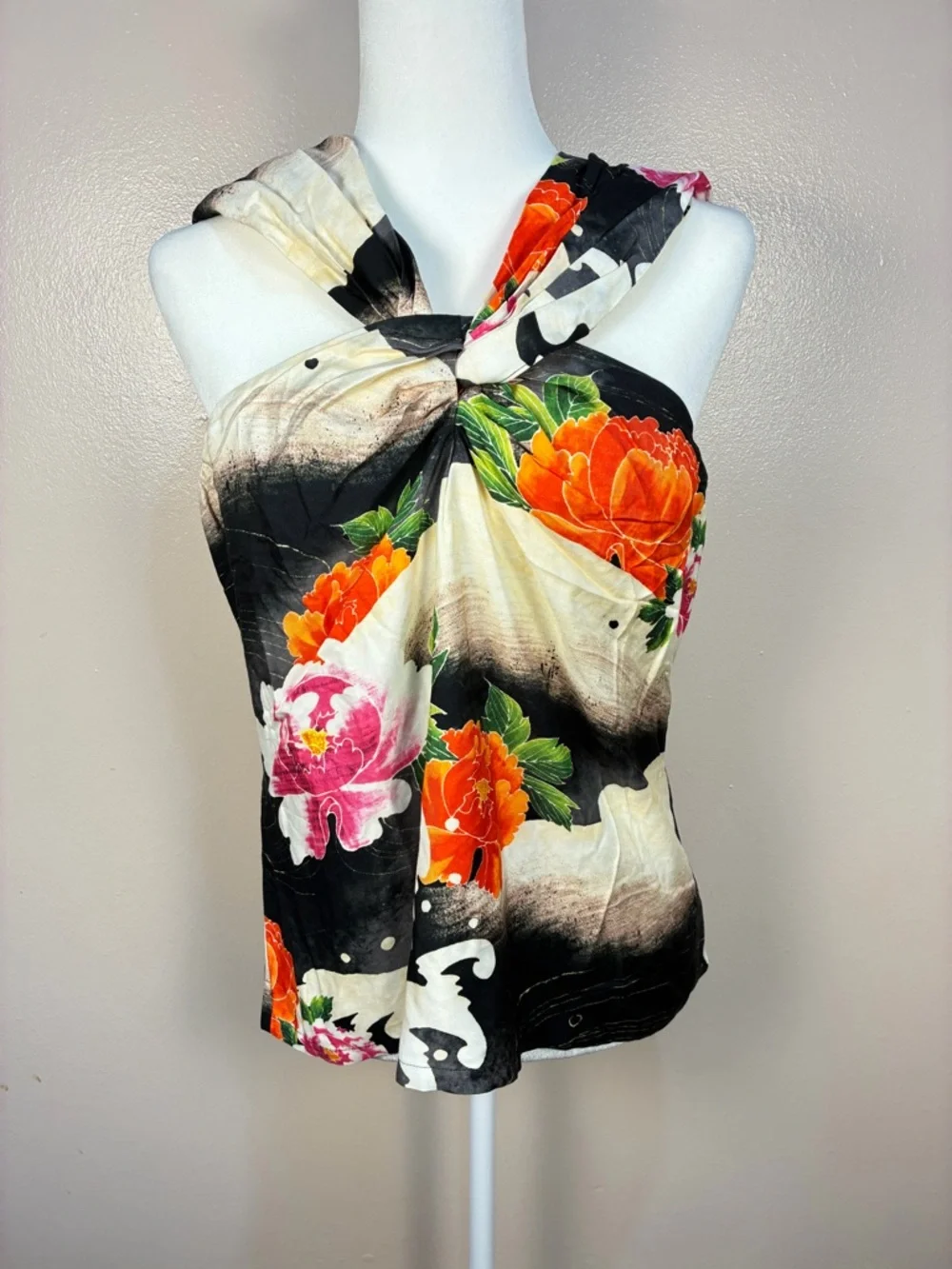 NWTs Natori Mayumi Cotton Silk Blouse - Picture 2 of 12